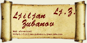 Ljiljan Zubanov vizit kartica